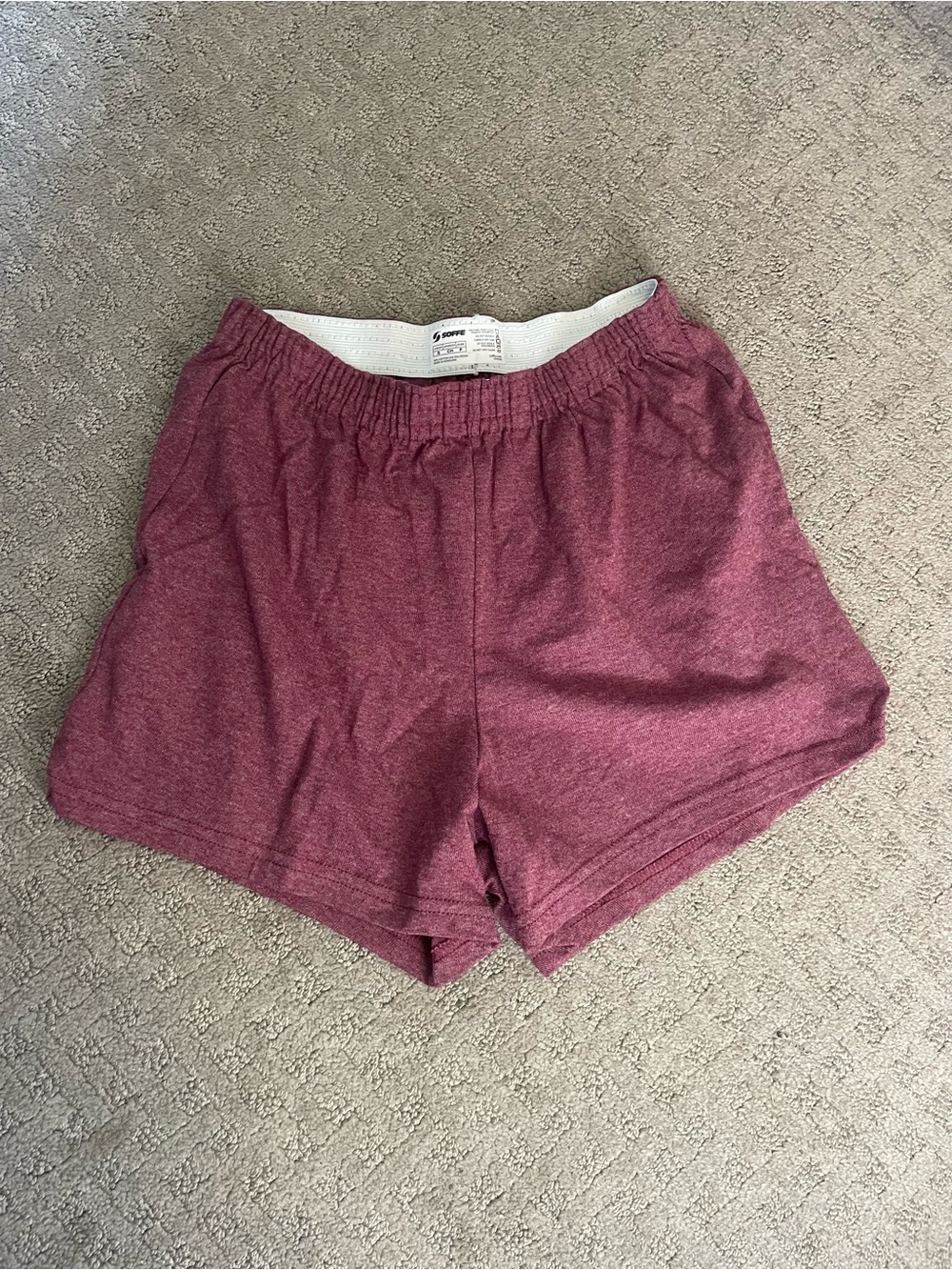 Heather Maroon Soffe Shorts